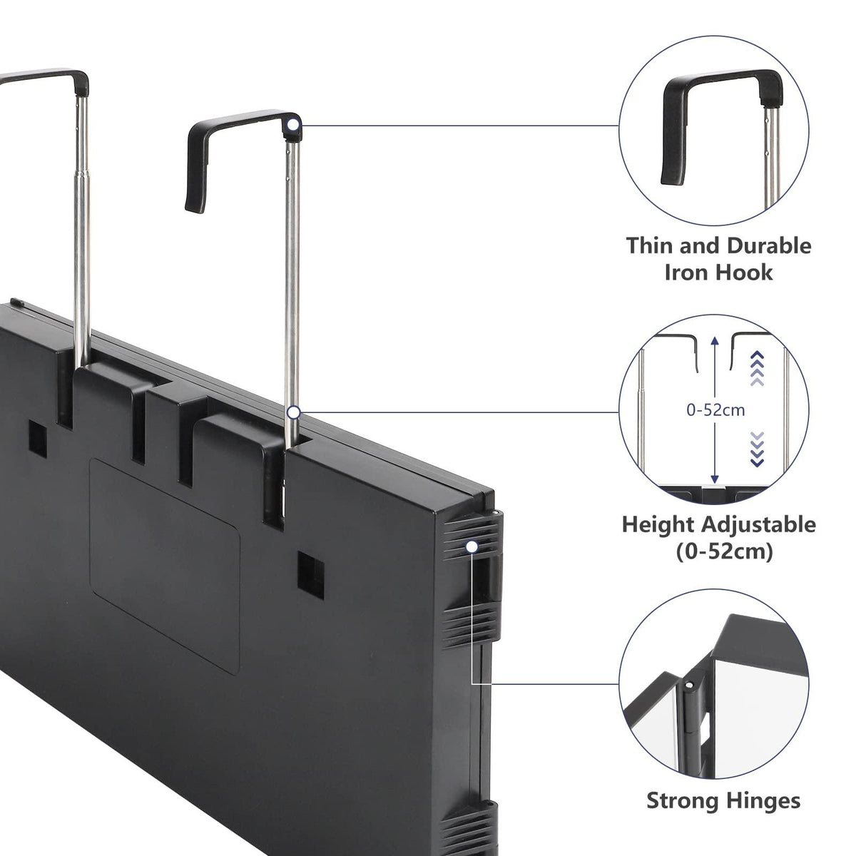 The 360 Mirror Trifold Barber 3 Way Mirror for Self Hair Cutting System