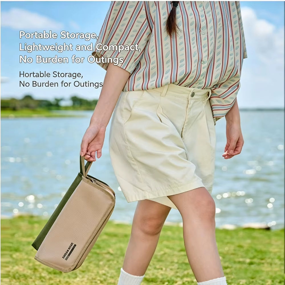 Portable Folding Stool Outdoor Camping Chair Lightweight Foldable Small Seat for Travel Fishing Picnic Hiking Garden
