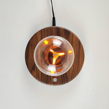 Levitating Bulb Lamp Magnetic Floating LED Light Desk Lamp Table Lamp Night Light, 360 Degree Automatic Rotating Light for Unique Gifts Room Home Office Decor