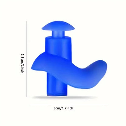 5-Pair Silicone Earplugs for Swimming and Water Sports - Reusable Comfort Sleep Earplugs Ergonomic Spiral Design for Perfect Fit