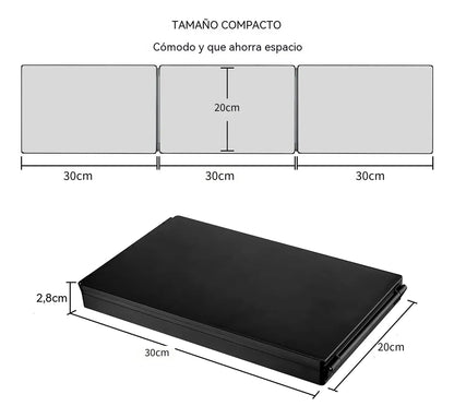 The 360 Mirror Trifold Barber 3 Way Mirror for Self Hair Cutting System