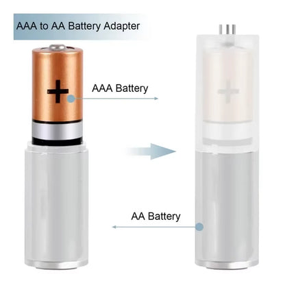 10/15PCS AAA to AA Size Cell Battery Converter Adapter Batteries Holder Storage Box Plastic Case Switcher for AAA to AA Battery