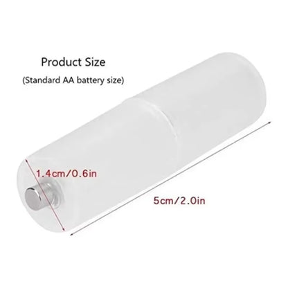 10/15PCS AAA to AA Size Cell Battery Converter Adapter Batteries Holder Storage Box Plastic Case Switcher for AAA to AA Battery